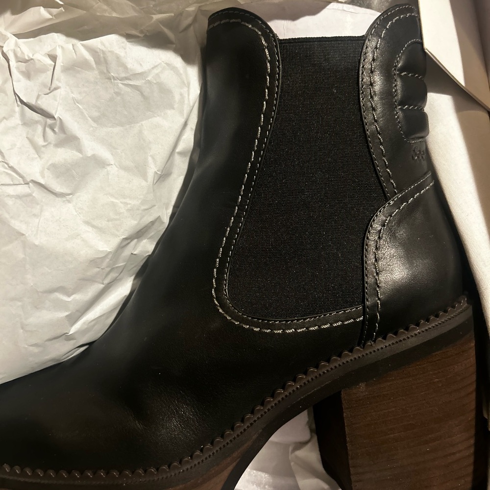 See by Chloe Black Erika Heeled Boots Size 41 EU - Picture 6 of 14